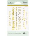 thumbnail image 1 of Spellbinders Glimmer Hot Foil Plate-Essential Glimmer Sentiments - GLP278, 1 of 2