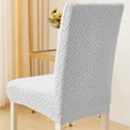 thumbnail image 4 of Housse de Chaise Multifonctionnelle en Taffetas Élastique - Housse de Tabouret, Housse de Coussin Résistante aux Taches, Tissu Polyester, Gris, JKODE, 4 of 7