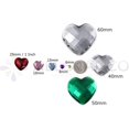 thumbnail image 3 of czcpp-18mm Jet Black H101 Flat Back Heart Acrylic Rhinestones Plastic Gems Plastic Costume Jewels Embelishments - 30 Pieces, 3 of 4