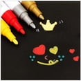 thumbnail image 4 of VogueV Oil-Based Paint Markers - Vibrant Permanent Ink for DIY/Art Projects Orange, 4 of 8