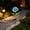 🔥 Blue, variant on YYV Solar Hydrangea LED Garden Stake Lights Waterproof Fake Flower Solar Powered Yard Pathway Stake Lights Decorative Outdoor Landscape Accent Solar Lighting