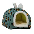 thumbnail image 3 of Cat House Cat Bed Furniture Kennel Sleeping Washable for Cats or Small Dogs Soft S Blue, 3 of 9