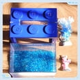 thumbnail image 1 of SUTENGDA Réservoirs de Poissons Betta Réservoirs d'Aquarium Mini Réservoirs Empilables Kit d'Aquarium Bol de Poissons Rectangulaire 3/5 Gallons avec Décoration de Gravier d'Aquarium Cube Réservoir pour Algues Boules, 1 of 6