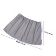 thumbnail image 2 of Luxshiny Jupe Couche Adulte Lavable Réutilisable Anti-Fuite Gris Taille Élastique pour Soins aux Personnes Âgées, 2 of 7