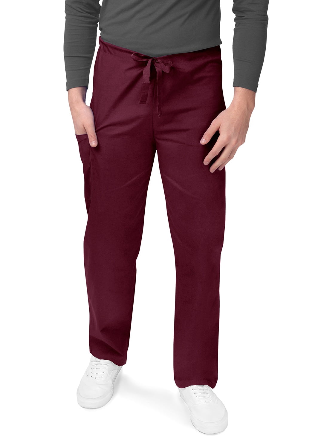 Sivvan Pantalon d'Uniforme Unisexe à Jambe Fuselée avec Cordon de Serrage (Offert en 10 Couleurs)