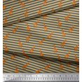 thumbnail image 3 of Soimoi Poly Georgette Fabric Stripe & Giraffe Animal Print Fabric by The Yard 42 Inch Wide, 3 of 3