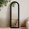 thumbnail image 1 of AnorTrek Fluffy Mirror Cover for Arched & Full-Length Mirrors (64"x21") – Stretch Fabric, Non-Slip Backing, Decorative Protector – Soft & Durable Décor (Mirror Not Included), 1 of 7