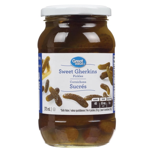 Great Value Sweet Gherkins Pickles