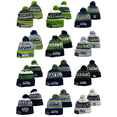 thumbnail image 2 of Seattle Seahawks Sport Fans Cuffed Stylish Toque Cap Knitted Beanie Hat 2024 Woolen Winter Football Cap Sport, 2 of 23