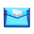thumbnail image 2 of Ecohintz Plastic Folders A5 Expanding File Folder - Snap-Closure Document Organizer with Pockets | Transparent School/Office Pouch, Plastic Folders with Snap Closure, Blue, 2 of 8