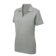 thumbnail image 1 of Gravity Threads Polo en Maille de Course pour Femmes - Gris Chiné - Grand, 1 of 1
