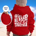 thumbnail image 2 of GDREDA Sweat à Capuche Preppy pour Fille, Manches Longues, Sweat Graphique Doux, Pull Mignon pour Enfants (Rouge, 12-13 Ans), 2 of 5