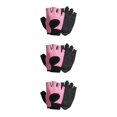 thumbnail image 3 of Wweixi 1 Pair Sports Gloves Portable Outdoor Cycling Breathable Shock Absorption Mitts Elastic Nonslip Riding Protection Mittens Pink S 3PCS, 3 of 6