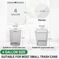 thumbnail image 2 of Small Trash Bags Black 225 Counts, 2 of 7