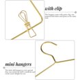 thumbnail image 3 of Miangastore 5 Sets Doll Clothes Hangers Dress Clothes Hanging Rack With Clip Tiny House Accessories, 3 of 9