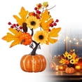 thumbnail image 2 of Modern Home Decor, Halloween Simulation Pumpkin Tree Decoration Autumns Thanksgiving Halloween Home Decorations Dining Table Living Room Flower Ornaments, 2 of 9