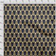 thumbnail image 3 of oneOone Georgette Viscose Fabric Floral Ikat Print Fabric BTY 42 Inch Wide, 3 of 4