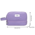 thumbnail image 1 of Pompotops Large Capacity Double Layer Pencil Case, Multifunctional Stationery Bag For Girl, Boy, Man, Woman Clearance, 1 of 2