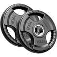 thumbnail image 1 of MAGMA Virgin Rubber 2-Inch Cast Iron Olympic Grip Plates, for Strength Training, Weightlifting, Muscle Toning, Weight Loss & Crossfit, 1 of 9