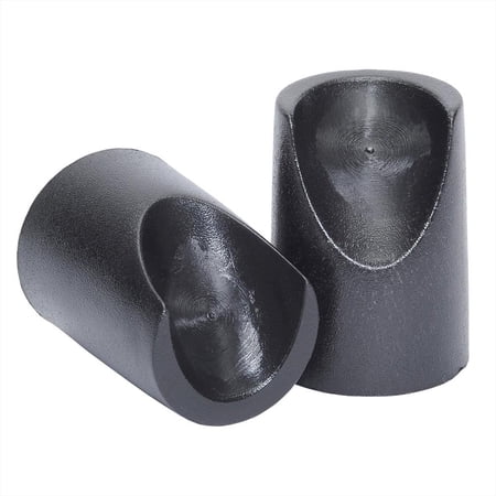 NPS Capuchons à Embout en V pour Chaise Pliante Moderne en Plastique, Noirs (Ensemble de 100)