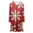 thumbnail image 5 of Splozh Robe de Noël pour Fille Robe pour Tout-Petit Fille Robe de Noël pour Fille Imprimé Bal Fête Fête de Noël Robes pour Fille Rose Pâle, 4-5 Ans, 5 of 5