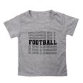 thumbnail image 1 of Toddler Boys Summer Tops Tees Short Sleeve Rugby Football Letter Prints T Shirt Fans Gift Spring Shirts For Boy 6-7T, 1 of 4