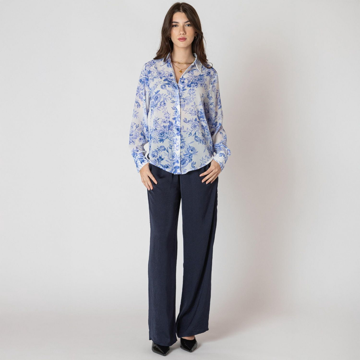 Devoted, Blouse fluide en mousseline, tailles TP à TG