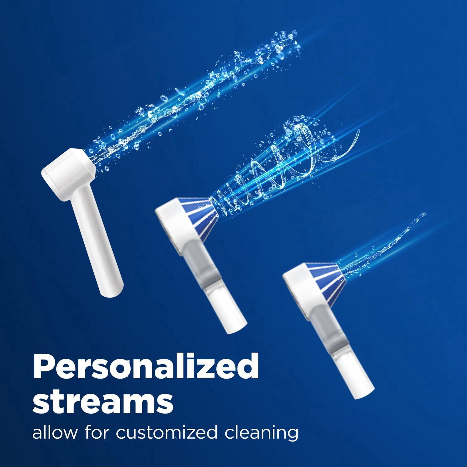 Hydropulseur Oral-B, Blanc et Bleu clair