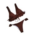 thumbnail image 5 of CEHVOM Maillot de Bain pour Femmes Grande Taille à Volants Fendu Bikini, 5 of 5