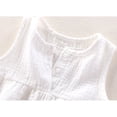 thumbnail image 3 of Hiiyo Infant Girls Shorts Clothing Set Solid Color Comfortable Sleeveless Top Shorts Set Pajamas, 3 of 7