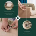 thumbnail image 5 of CHUN YI Stretch Checks Spandex Sofa Cover Separate Backrests Cushions Cover Slipcover, 5 of 5