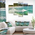 thumbnail image 1 of Exotic Tropical Beach Blue Waters - Oversized Beach Canvas Artwork, 1 of 3
