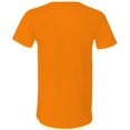 thumbnail image 4 of BELLA+CANVAS T-Shirt Jersey à Col en V pour Homme, m, Orange, 4 of 5
