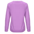thumbnail image 5 of SNKSDGM Chandail Doux pour Femmes Femmes Chandails Courts pour Femmes Femmes Quotidien Maison Extérieur Entraînement Manches Longues T-Shirt Col Rond Haut Chandail Imprimé Blouse de Rue Mode Urbaine S, 5 of 5