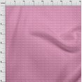 thumbnail image 3 of oneOone Georgette Viscose Fabric Diamond & Leaves Block Printed Craft Fabric BTY 42 Inch Wide, 3 of 4