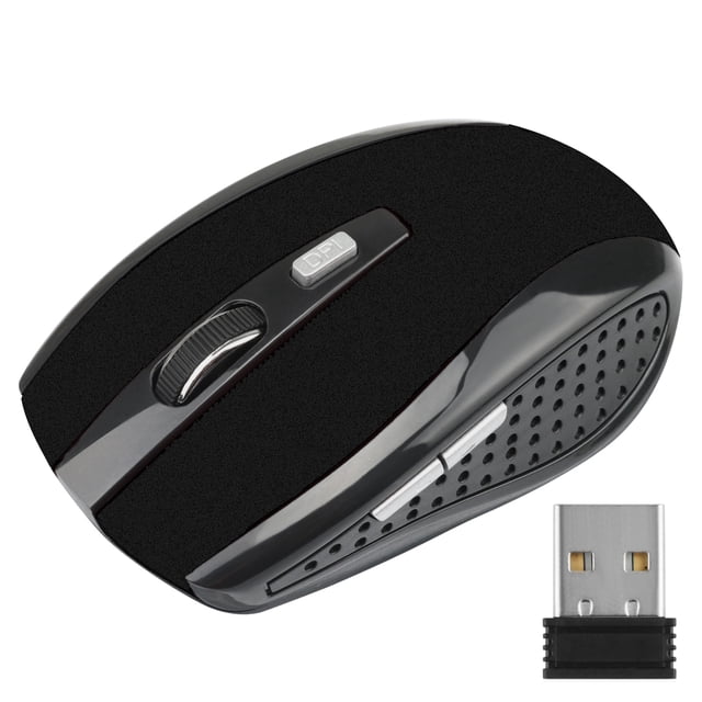 Souris de Jeu Sans Fil DPI Réglable 2,4G 6 Boutons Souris Optique pour Portable Cahier PC