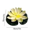 thumbnail image 3 of Water Sensing Lotuse Pool Lamp Floating Lotuse Pool Lamp Water Sensing Floating Pool Lamp LED Floating Solar Pool Lamp Diwali Festival Blessing River Lantern, 3 of 6