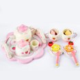 thumbnail image 3 of CIMAXIC 1 Set Kids Tea Ware Toys Wooden Tea Ware Toys Simulation Pink Tea Ware Toys Wooden Children Toys (Accessories for Random Color),7.48"X7.48"X4.72", 3 of 4
