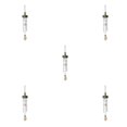 thumbnail image 2 of Youkk Exquisite Wind Chimes With Intricate For Refined Look Multiple Styles And Colors Wind Chime Pendant green（roundwood） 5Set, 2 of 6