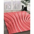 thumbnail image 3 of Ahgly Company Tapis d'Intérieur Rectangulaires Transitionnels Rouges Lavables à la Machine, 7 Pieds x 9 Pieds, 3 of 7