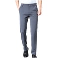 thumbnail image 2 of AherBiu Mens Dress Pants Pantalon Habillé pour Homme Taille Extensible Coupe Ajustée Pantalon de Complet avec Poches Extensible devant Plat, 2 of 5