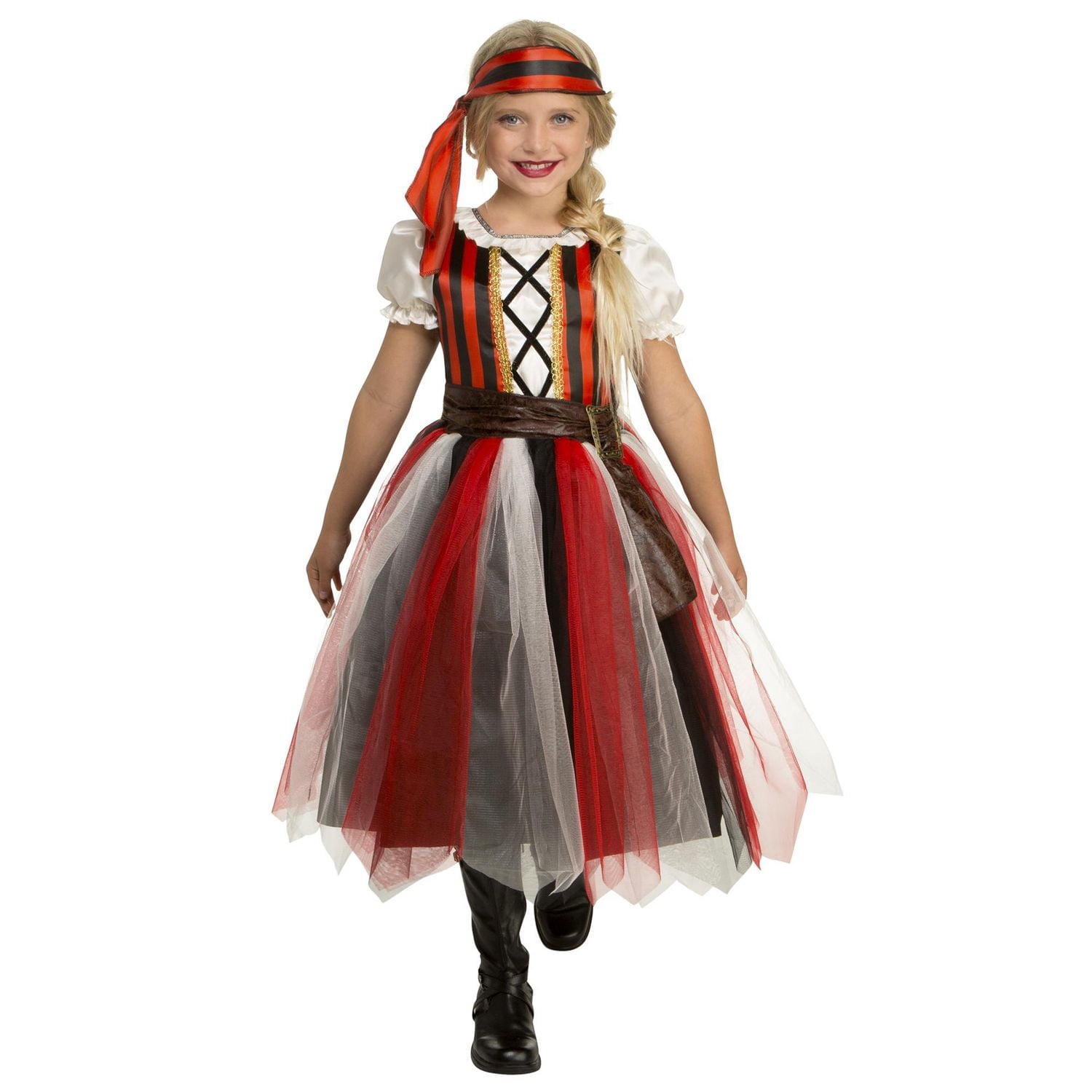 Costume de jeune fille pirate abandonnée pour filles M
