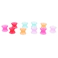 thumbnail image 2 of lionlar 10Pcs Solid Silicone Double Flared Plugs Ear Gauge Stretching Expander 8mm, 2 of 7