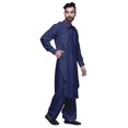 thumbnail image 4 of Atasi Kurta-Pyjama Pathani en Rayonne pour Garçons, Ensemble de Kurta Long Décontracté pour Mariage, 4 of 5