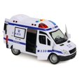 thumbnail image 1 of Modèle de Voiture de Police avec Lumière et Porte Ouvrable Véhicule de Simulation Musicale, 1 of 3