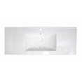 thumbnail image 2 of American Imaginations 48.75-in. W 1 Hole Ceramic Top Set In White Color - Overflow Drain Incl. AI-29968, 2 of 9