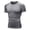 Grey, variant on lcziwo Workout Tops for Men,Mens Gym Muscle Tee Shirt Athletic Fitness Short Sleeve Tshirt Slim Fit Crewneck Quick Dry Basic Sport Tee Shirt 2024 White S