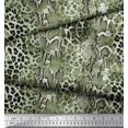 thumbnail image 3 of Soimoi Gray Heavy Canvas Fabric Leopard & Snake Animal Skin Print Sewing Fabric Yard 58 Inch Wide, 3 of 3