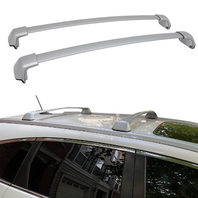 ANTS PART Roof Rack Cross Bars for 2012-2016 Honda CRV CR-V Aluminum Bolt-on Cross Rails Silver