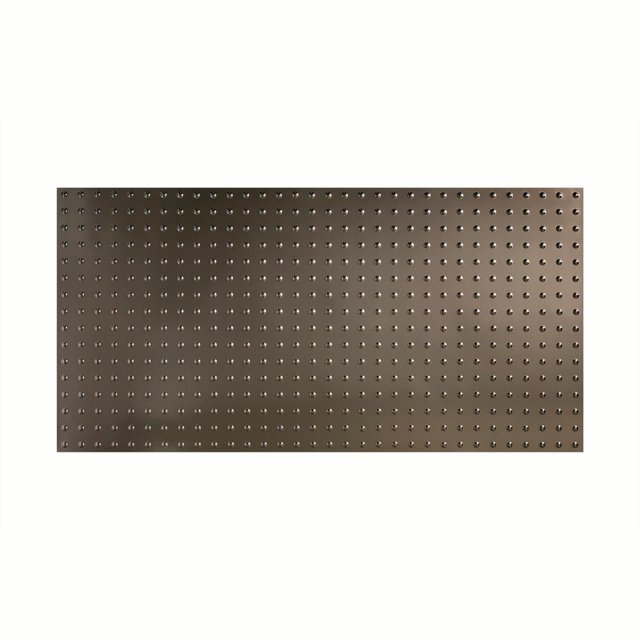 Fasade Dome Brushed Nickel Wall Panel 4' x 8'